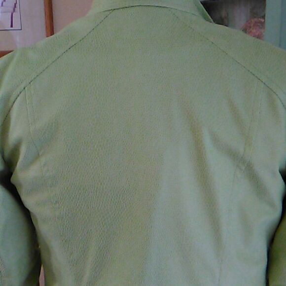 Chico's Faux Leather Zip Up Jacket - Picture 6 of 14